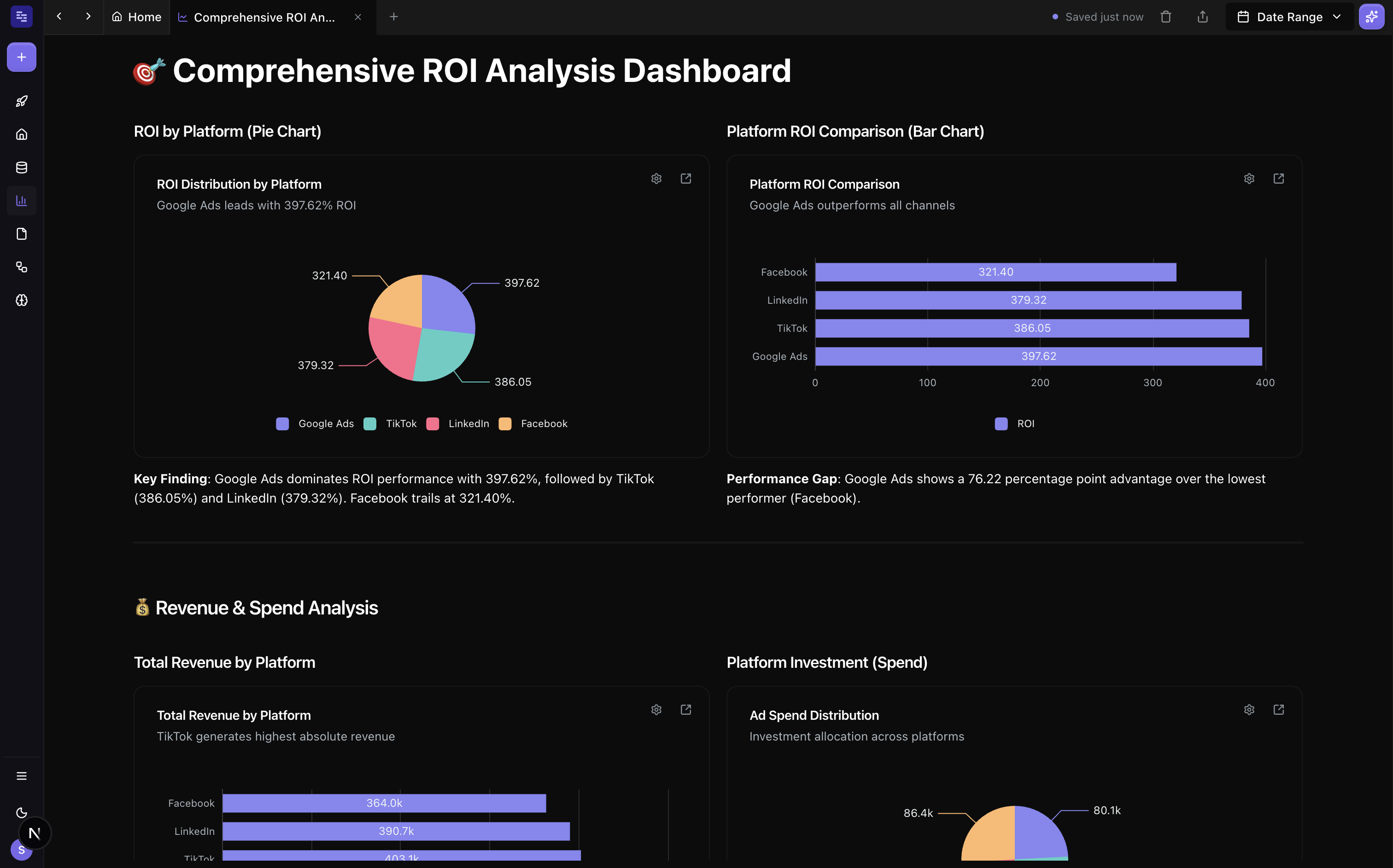 dashboard metric screenshot
