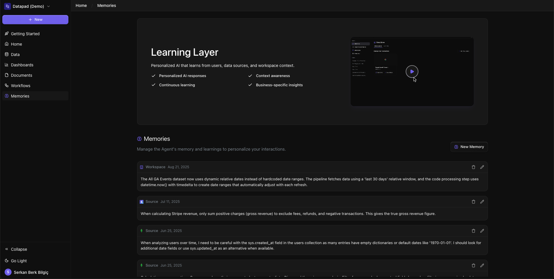 dashboard example
